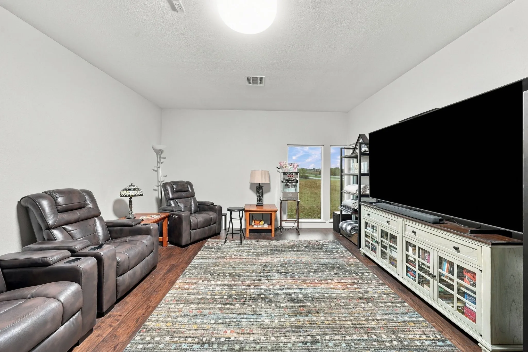 Second living space located upstairs