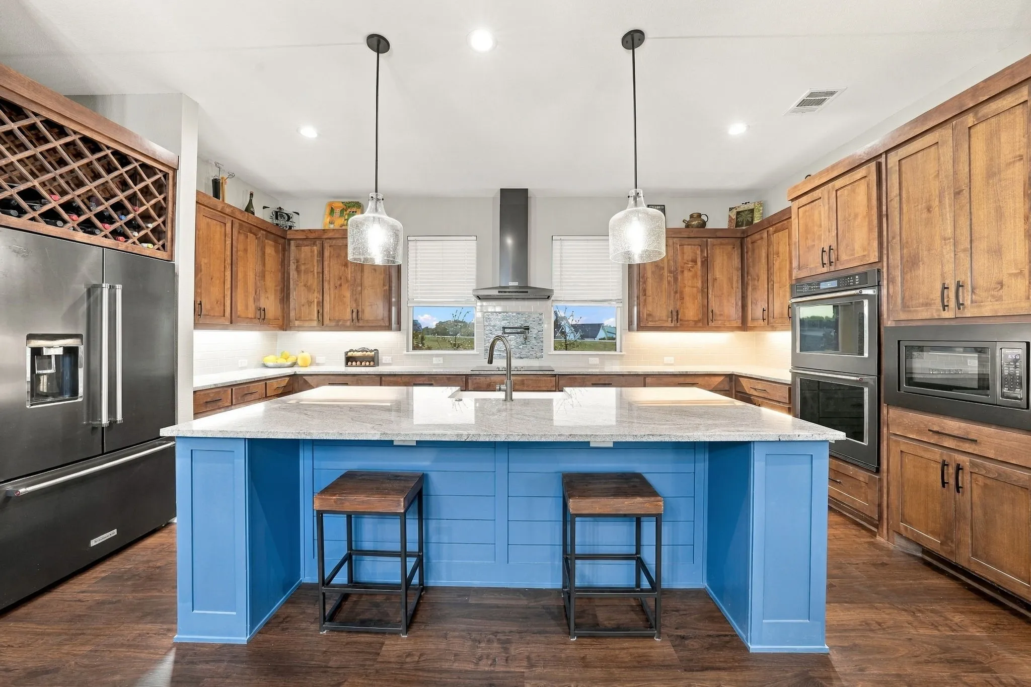 Large open kitchen