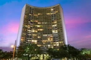 PRESTON TOWER AT TWILIGHT.