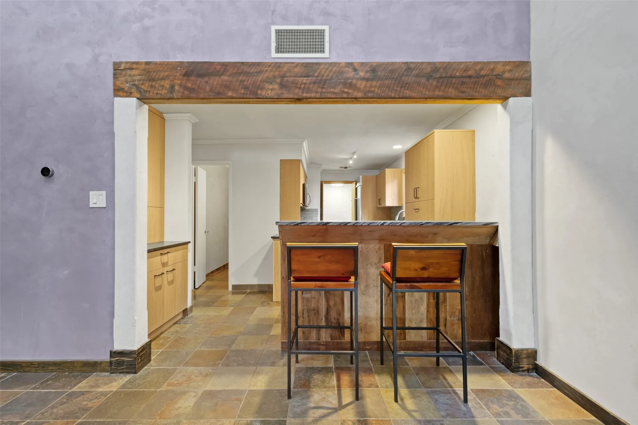Breakfast Bar looking into kitchen