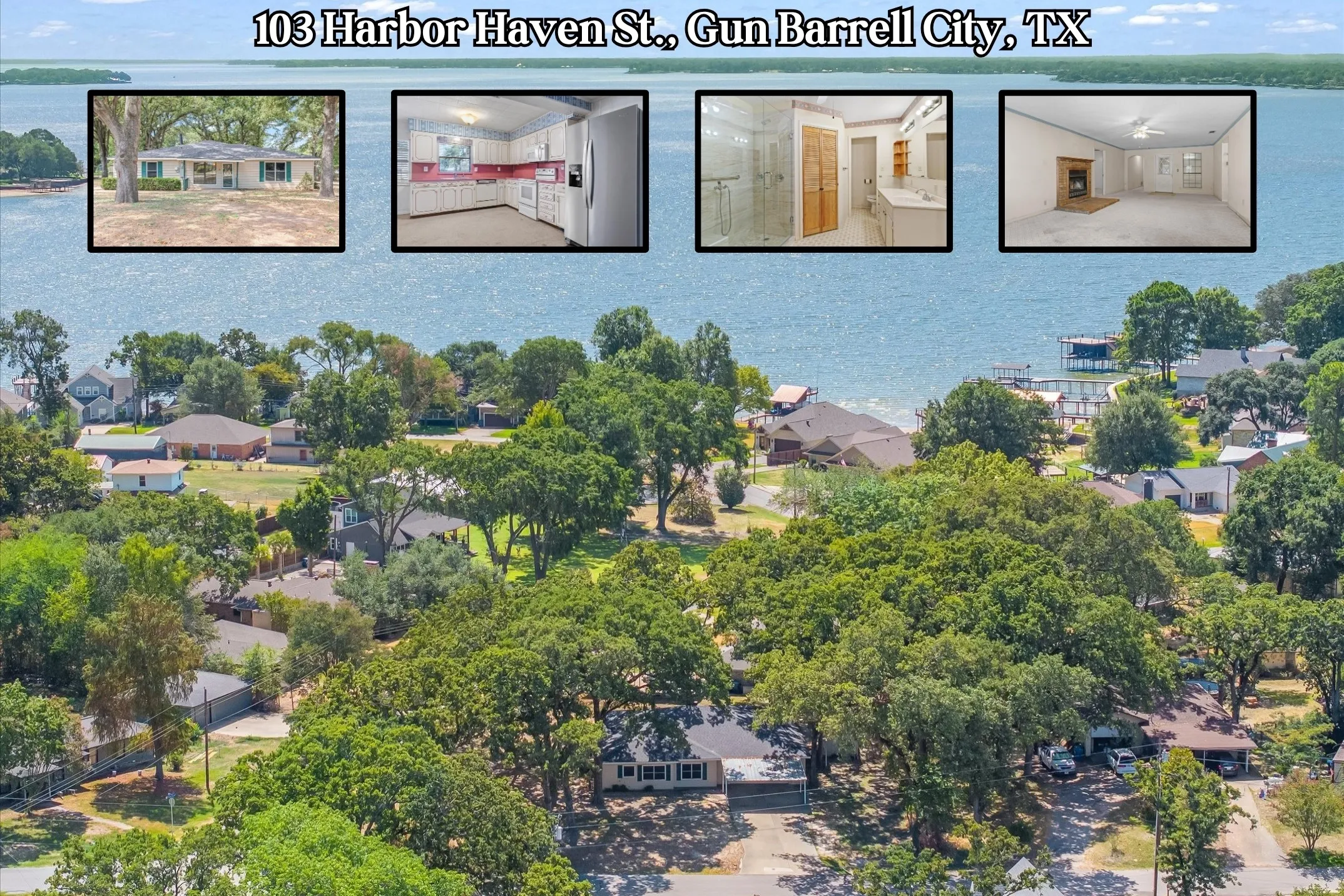 Single Family Residence For Sale in Henderson County , 103 Harbor Haven Street, Gun Barrel City, Texas 75156, 3 Bedroom, 3 Bathroom, 2 Garage spaces, 2,090 Sqft, built in 0, mls#21392241, Real Estate Agent in Gun Barrel City, Homes For Sale in Henderson county, Homes For Sale in Gun Barrel City, Realtor in Gun Barrel City Texas, Real Estate Brokerage Independent Realty Texas, Luminita Cordes Realtor
