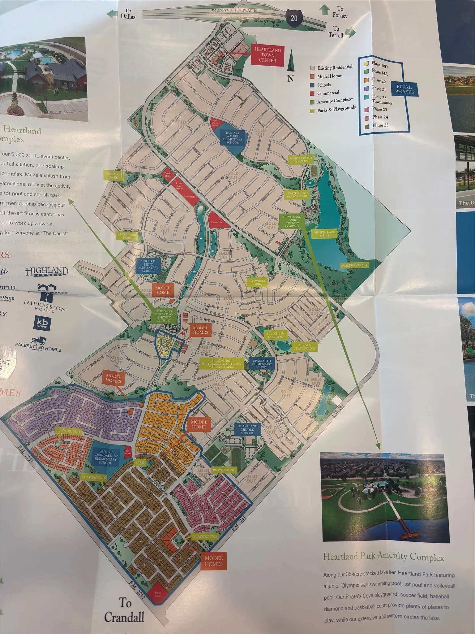 Community Development Plan. Illustrating the layout of residential areas, commercial zones, schools, and recreational facilities within the development