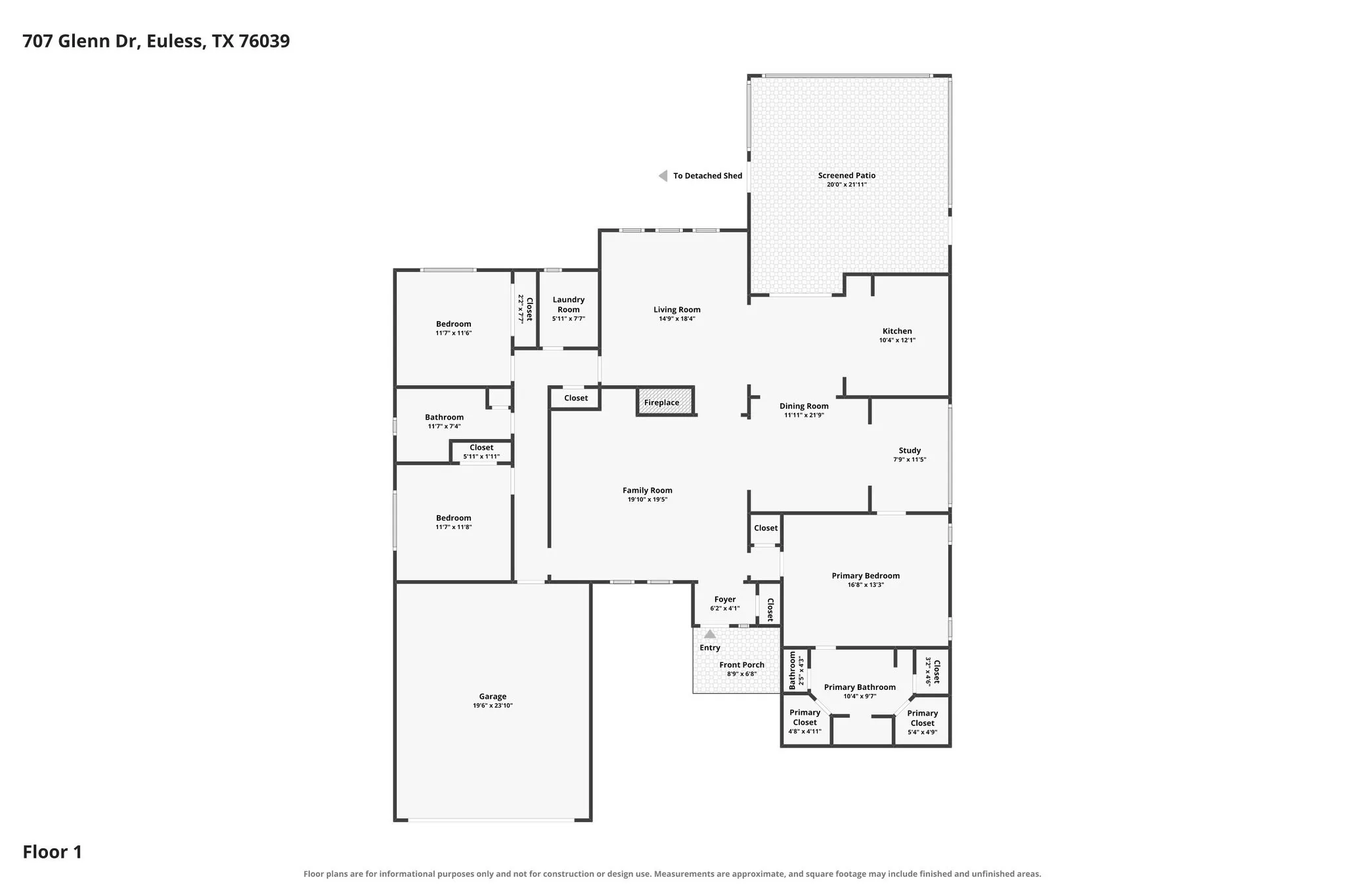 Single Family Residence For Sale in Tarrant County , 707 Glenn Drive, Euless, Texas 76039, 3 Bedroom, 2 Bathroom, 2 Garage spaces, 2,168 Sqft, built in 1982, mls#21398287, Real Estate Agent in Euless, Homes For Sale in Tarrant county, Homes For Sale in Euless, Realtor in Euless Texas, Real Estate Brokerage Independent Realty Texas, Luminita Cordes Realtor