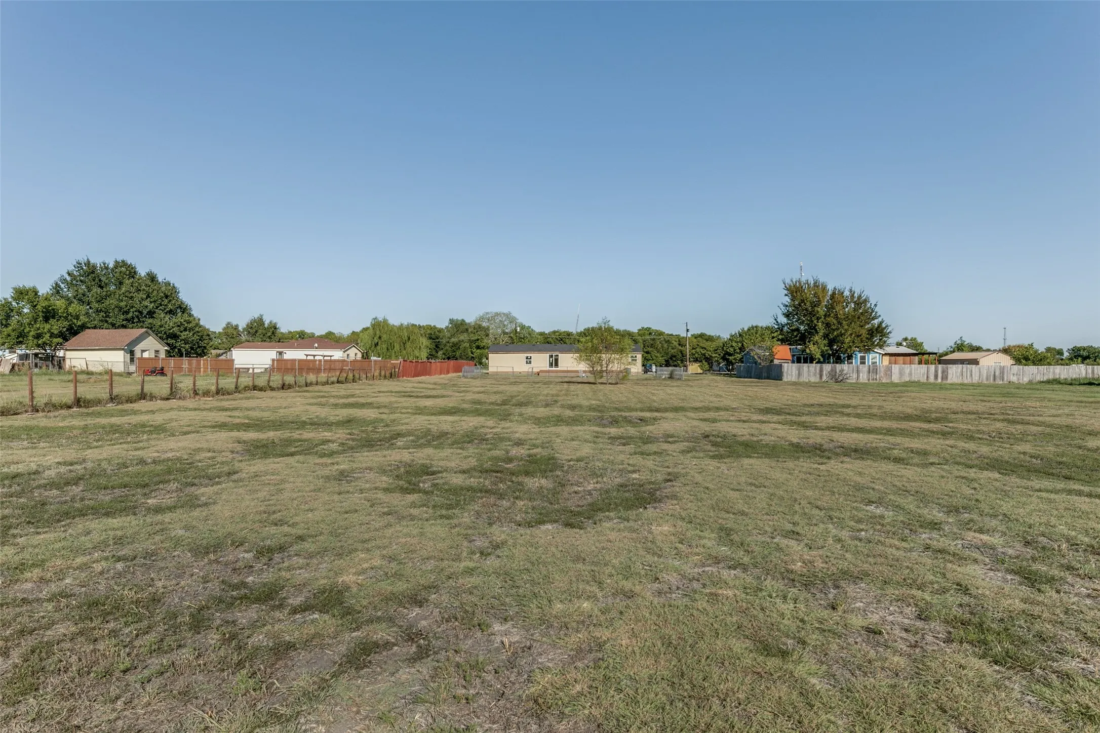 Back of property.