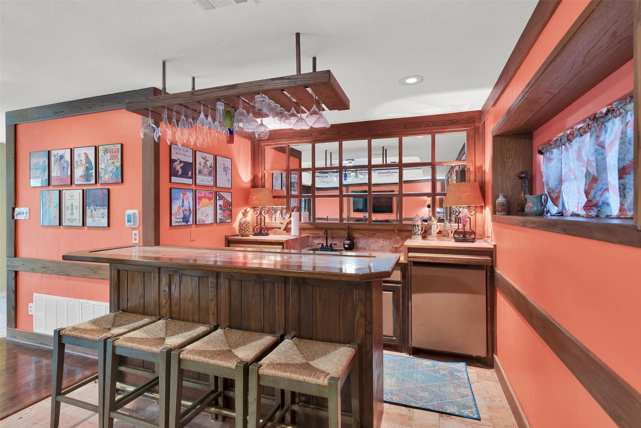 Upstairs Game room Bar