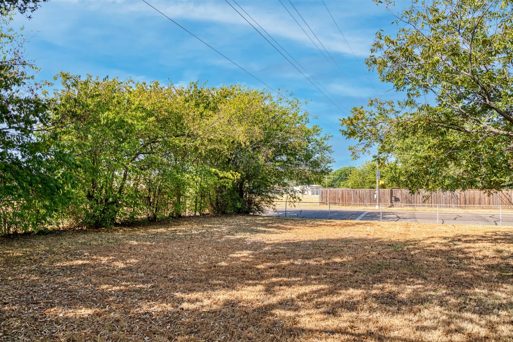 Plenty of space in the backyard!