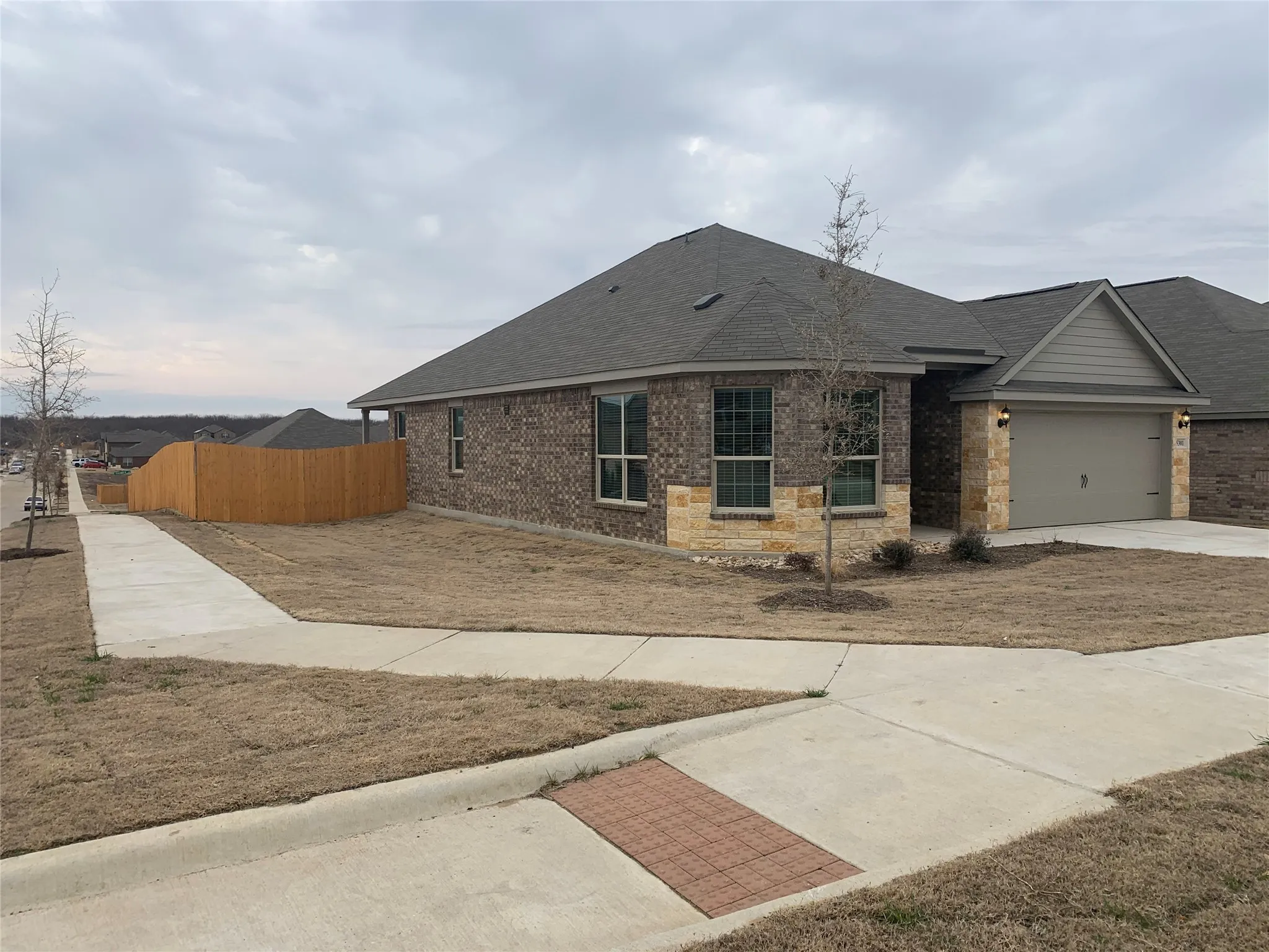 Brick and stone veneer exterior