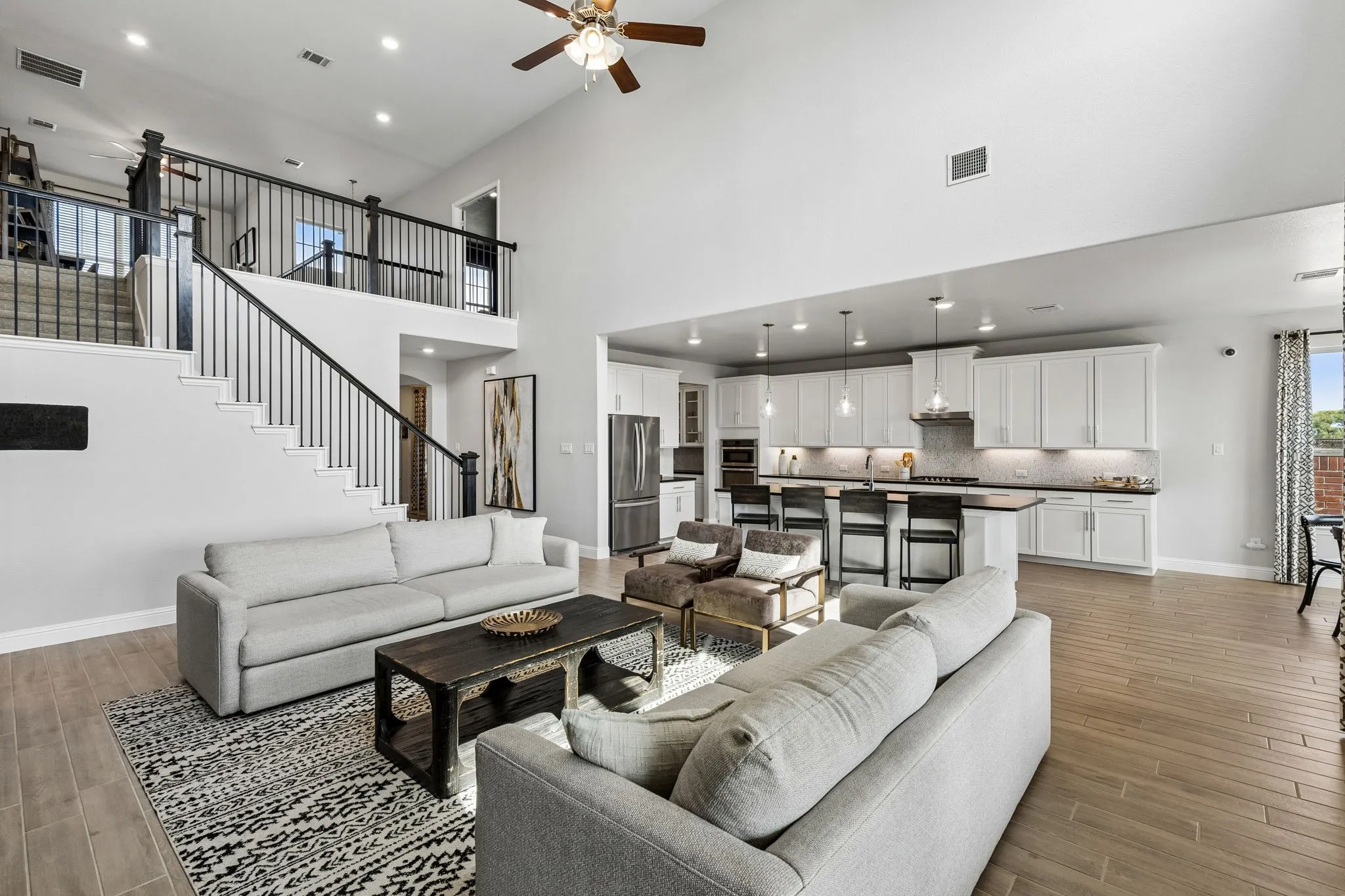 The open floor plan offers a seamless flow for entertaining and everyday living!