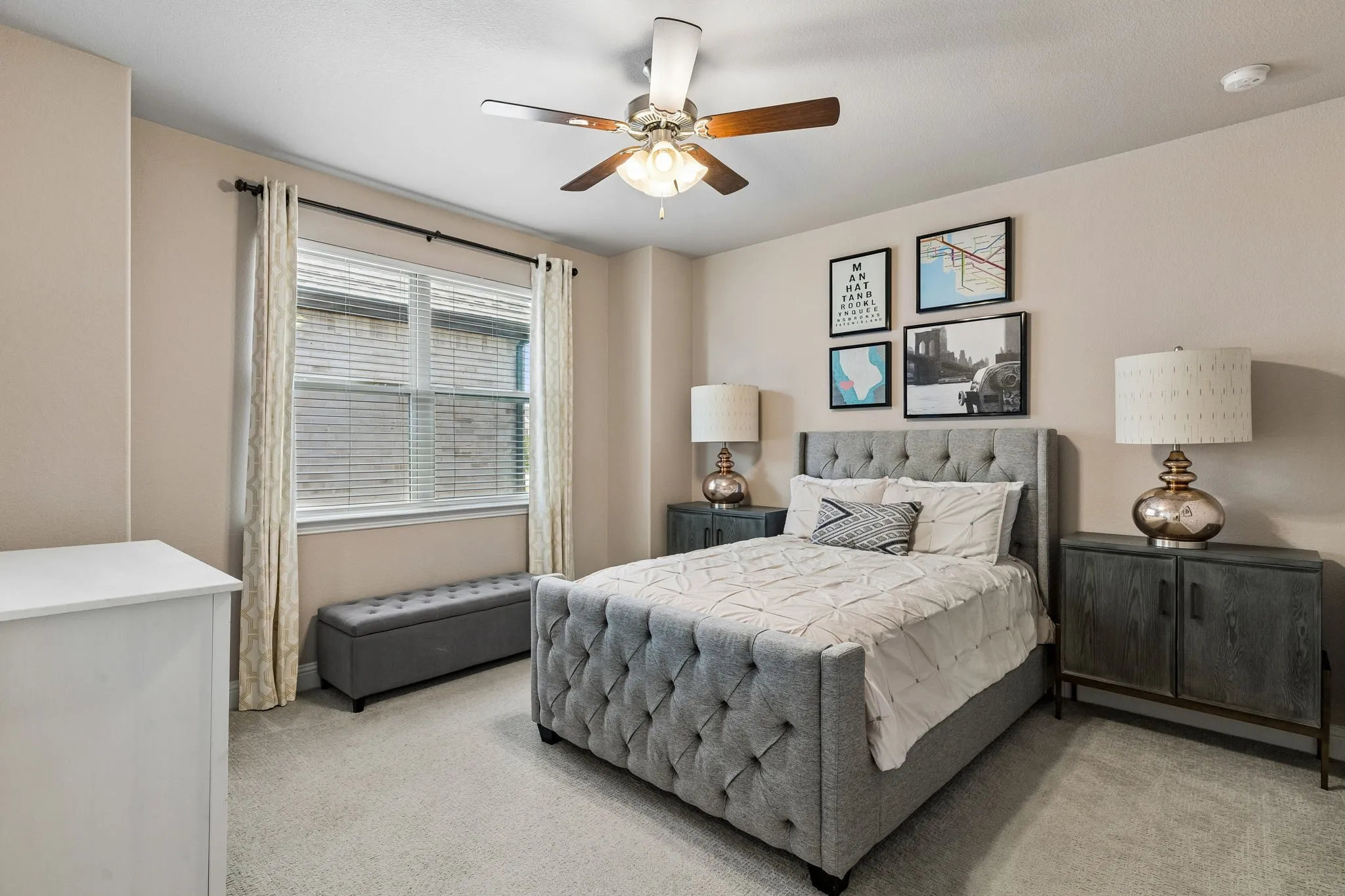 Spacious Bedroom #3 upstairs features walk in closet