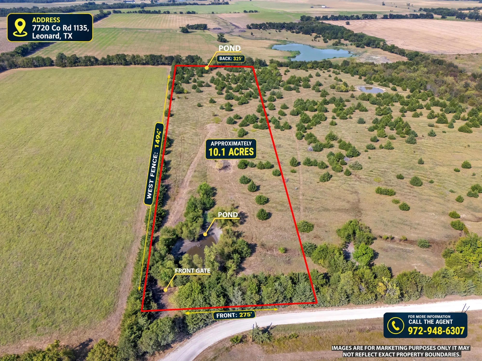 Unimproved Land For Sale in Hunt County , 7720 County Road 1135, Leonard, Texas 75452, 0, 0, Garage spaces, 0 Sqft, built in 0, mls#21386235, Real Estate Agent in Leonard, Homes For Sale in Hunt county, Homes For Sale in Leonard, Realtor in Leonard Texas, Real Estate Brokerage Independent Realty Texas, Luminita Cordes Realtor