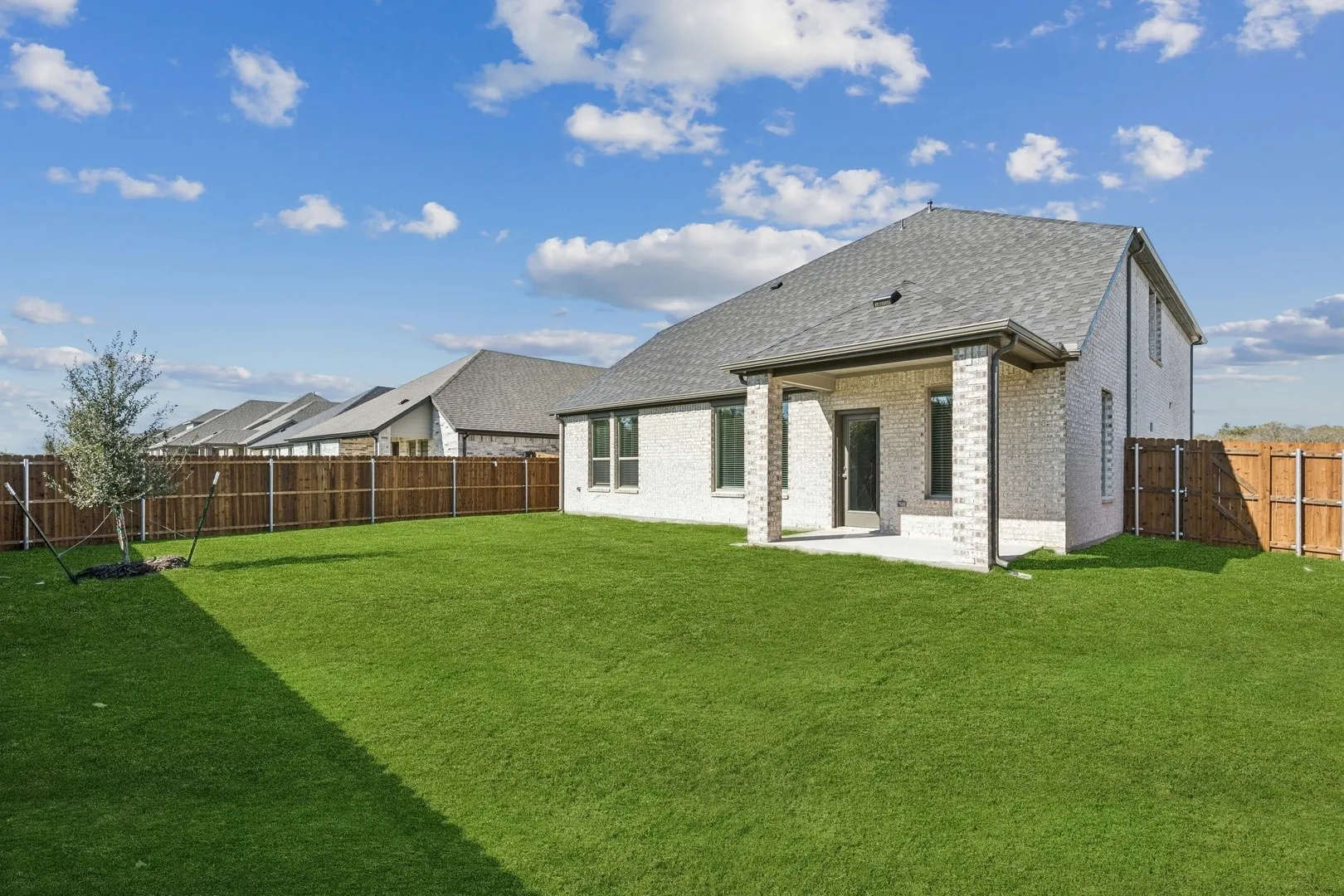 Covered Patio in the Winters home plan – REPRESENTATIVE PHOTO