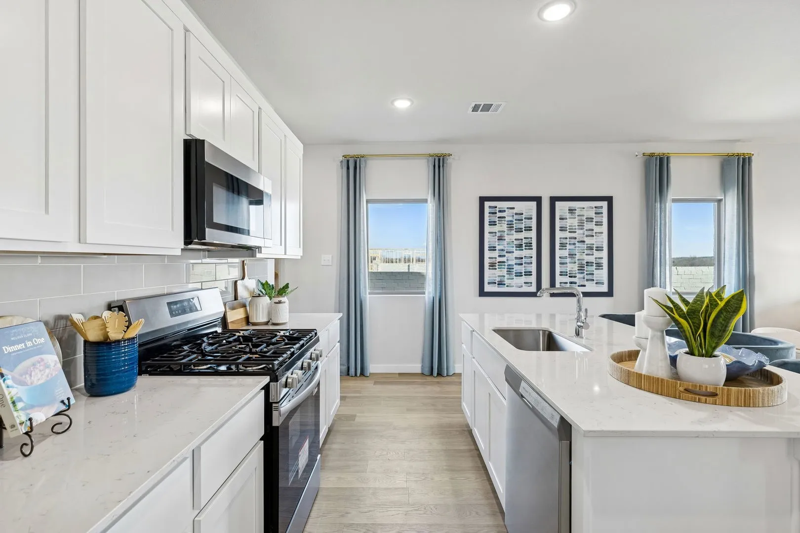 Kitchen in the Magnolia home plan by Trophy Signature Homes – REPRESENTATIVE PHOTO
