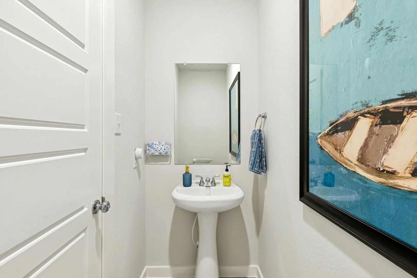 Secondary bathroom in the Magnolia home plan by Trophy Signature Homes – REPRESENTATIVE PHOTO