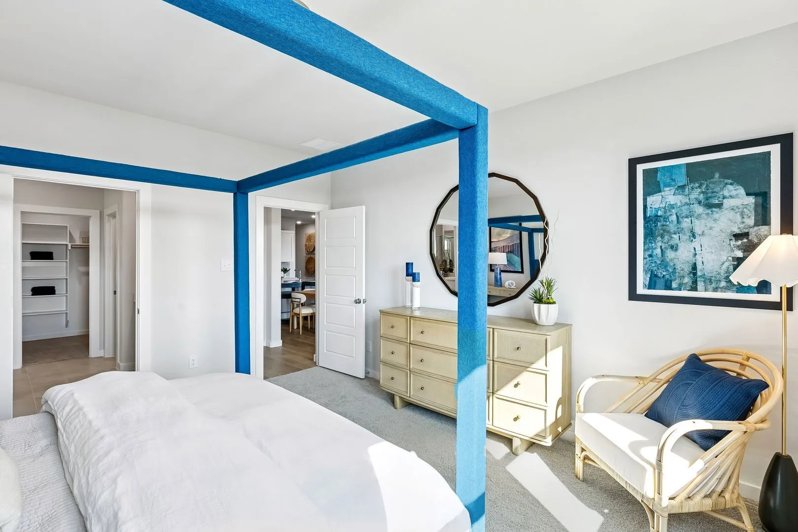 Primary bedroom in the Magnolia home plan by Trophy Signature Homes – REPRESENTATIVE PHOTO