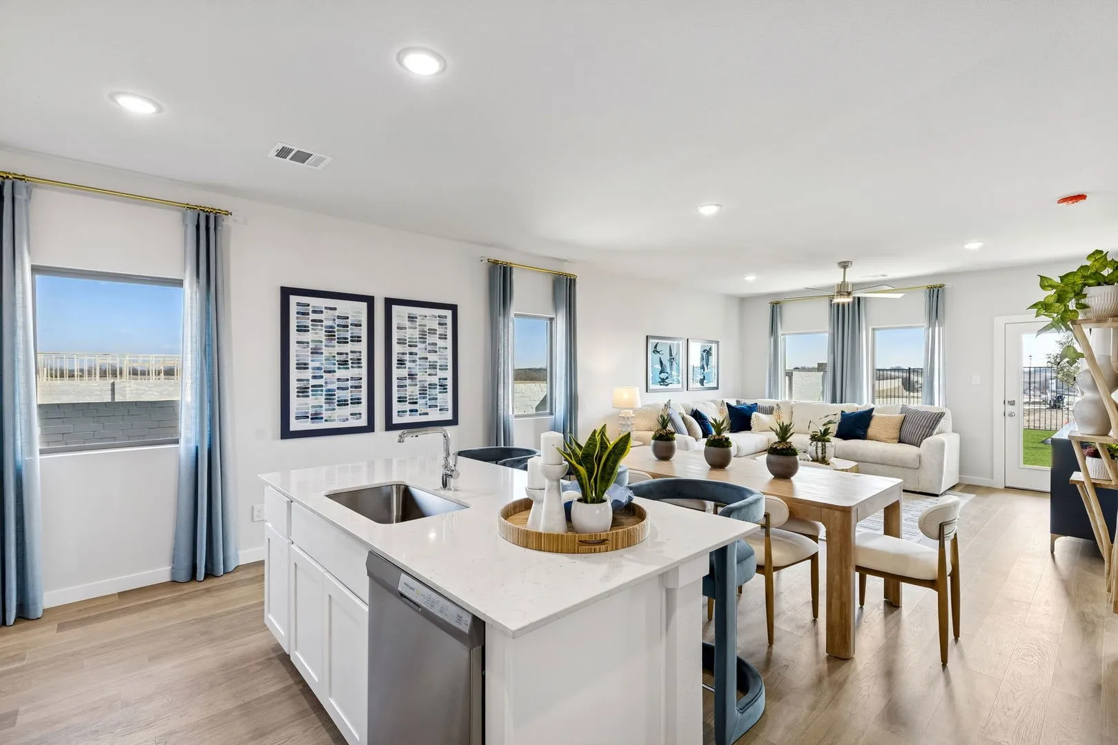 Kitchen in the Magnolia home plan by Trophy Signature Homes – REPRESENTATIVE PHOTO