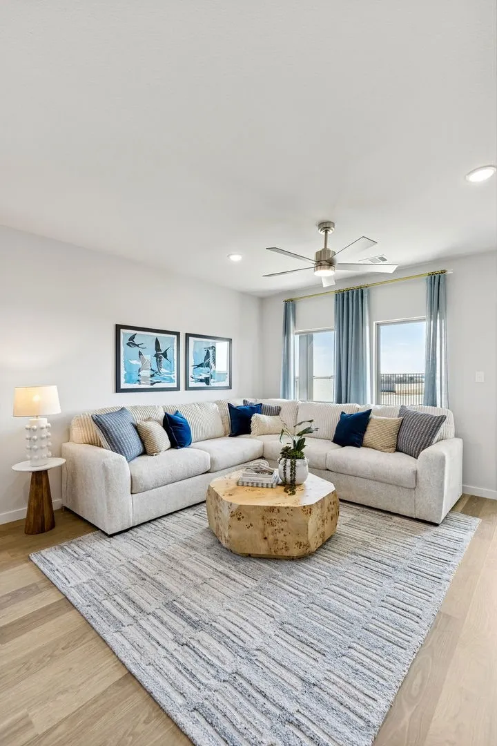 Living Room in the Magnolia home plan by Trophy Signature Homes – REPRESENTATIVE PHOTO