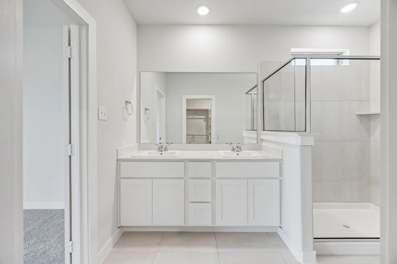 Primary Bathroom in the Stanley II home plan – REPRESENTATIVE PHOTO