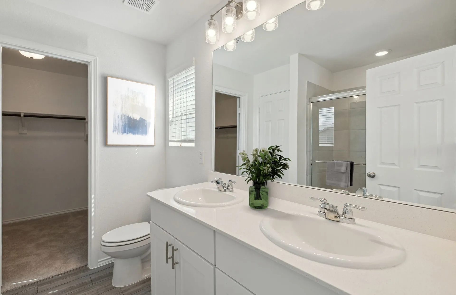 *Virtual Representation - Owner's private bath with double vanity