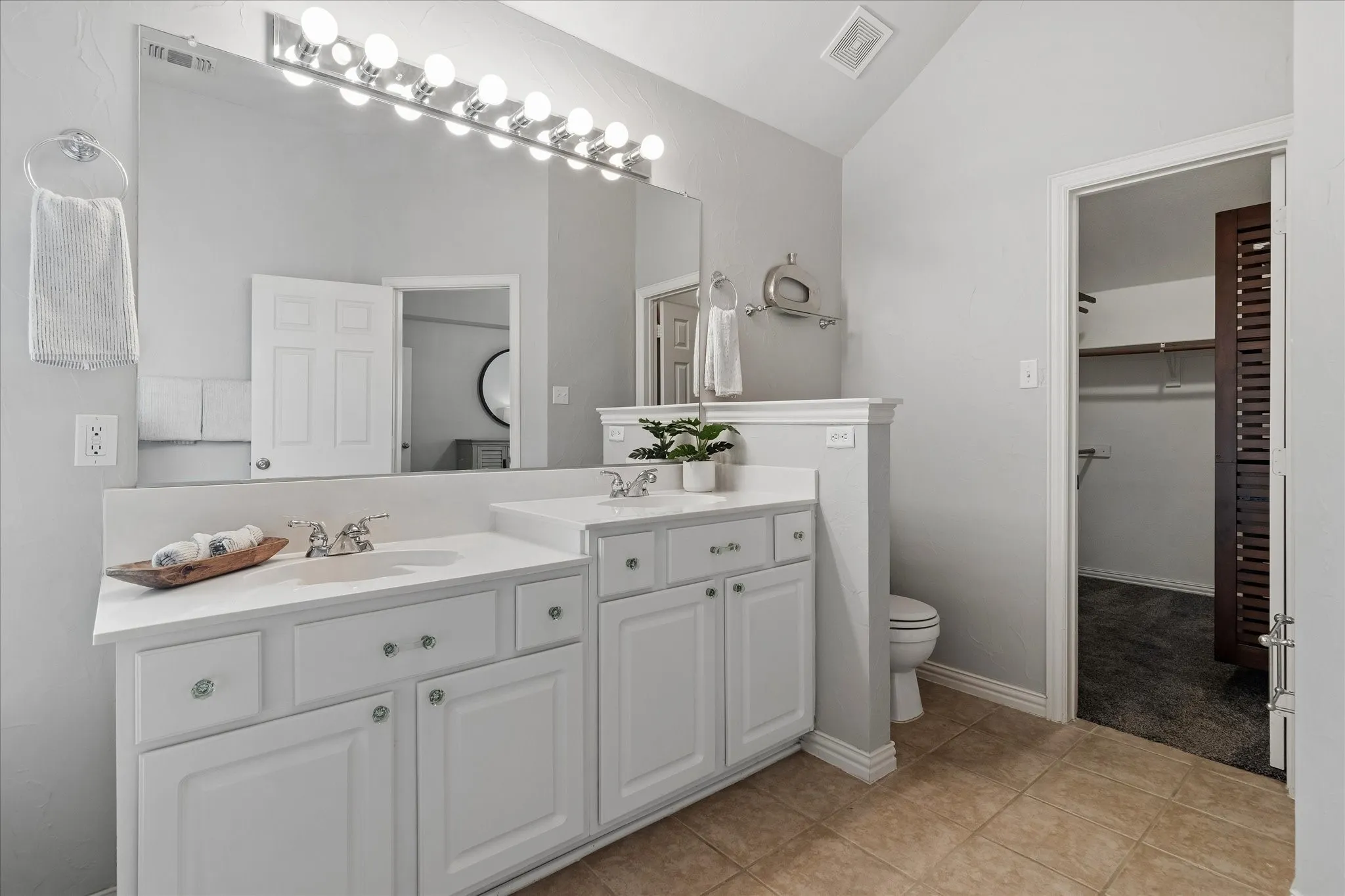 View of closet entrance.