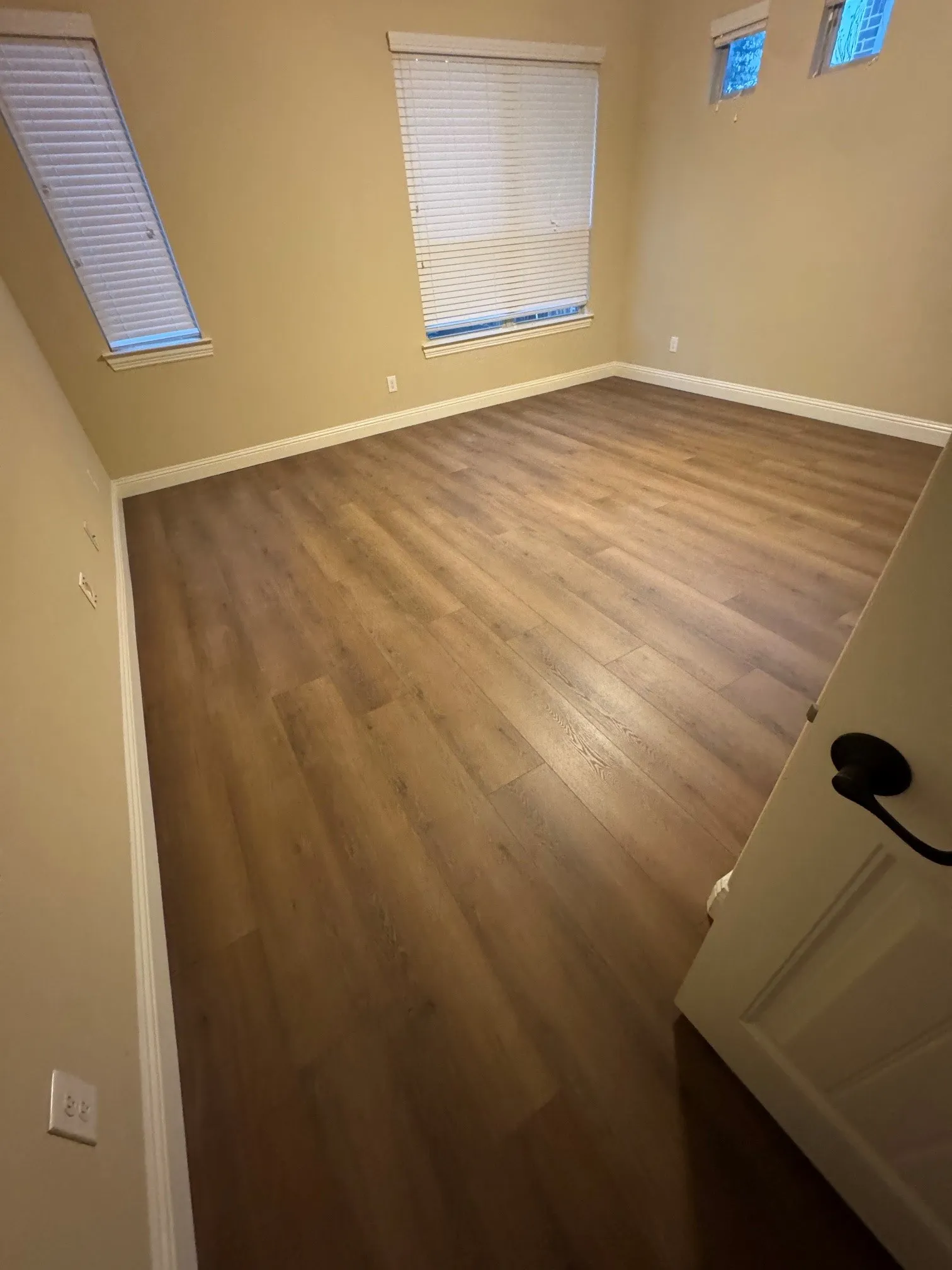 Primary Bedroom with LVP
