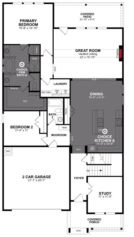 Beazer Homes Saratoga Laredo Floorplan.