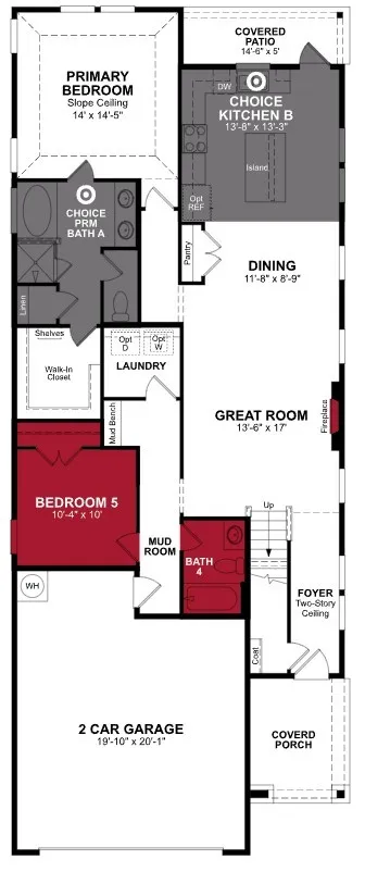 Beazer Homes Saratoga Sage Floorplan.