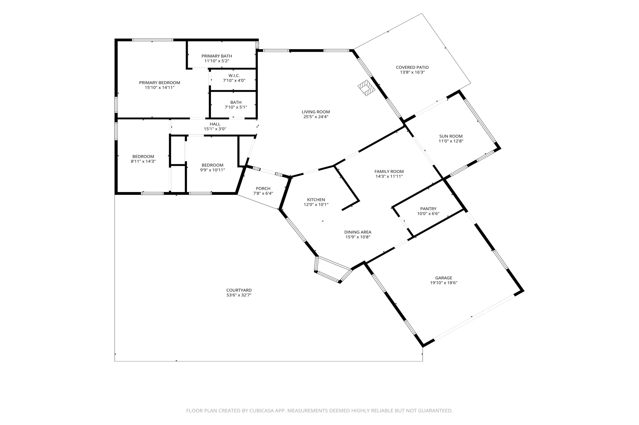 Floor plan - Primary Home
