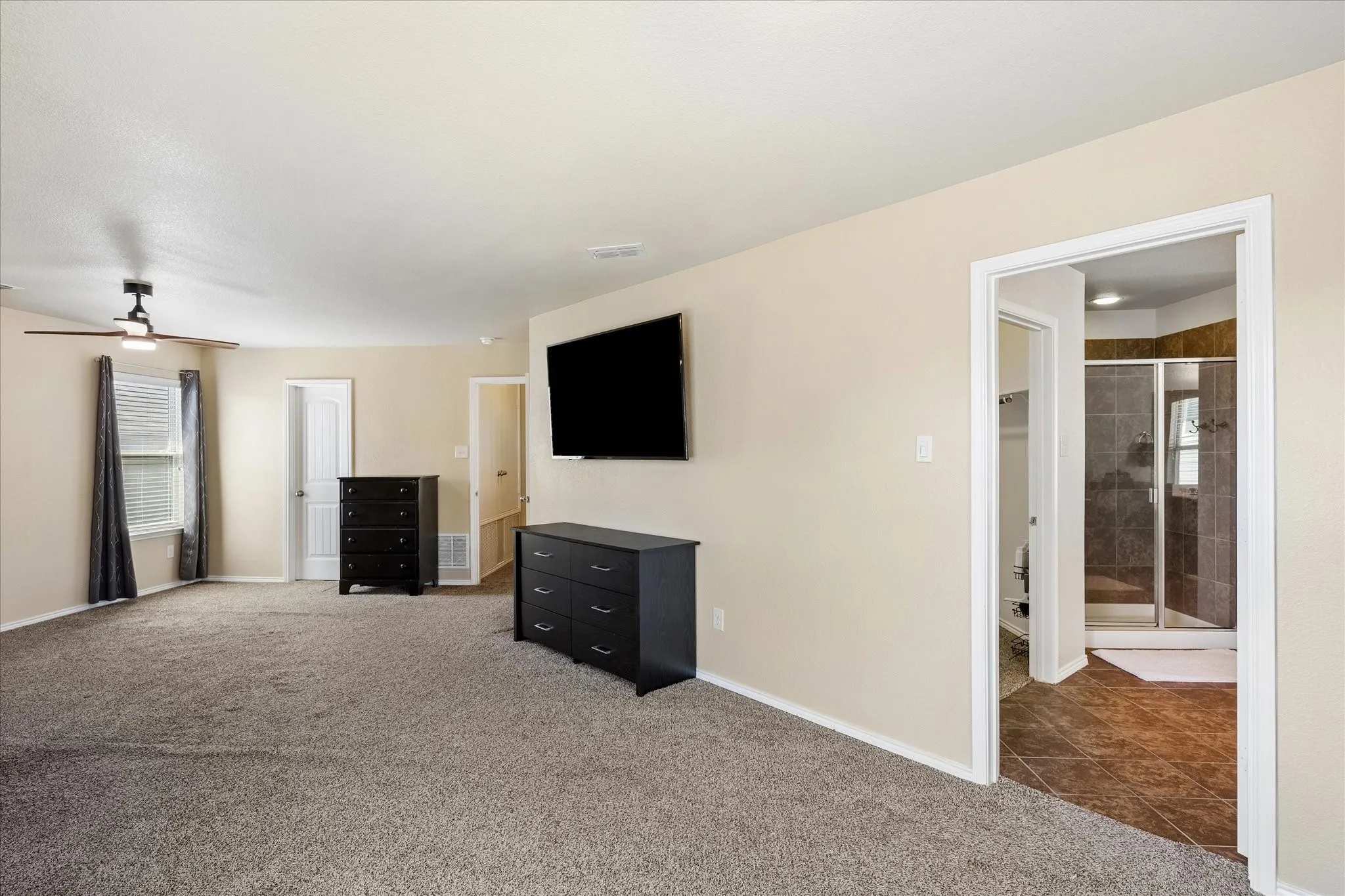 Two primary closets!