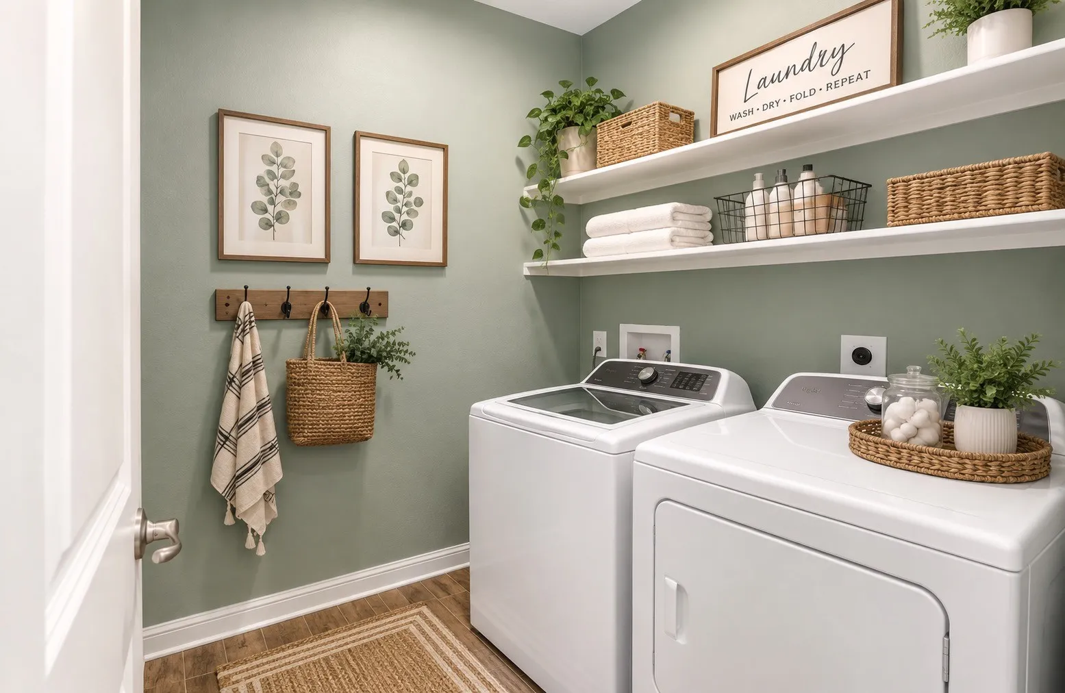 Dedicated laundry room
Virtually staged