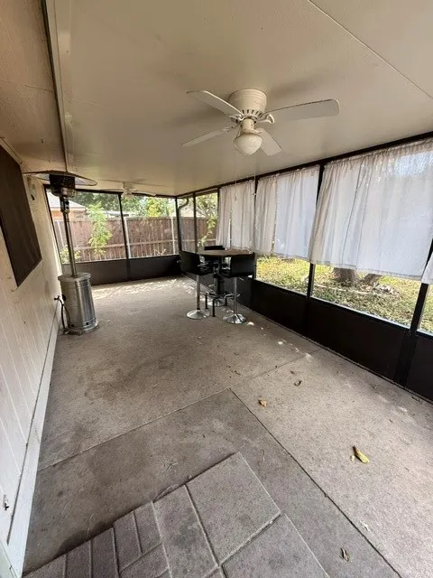Covered patio