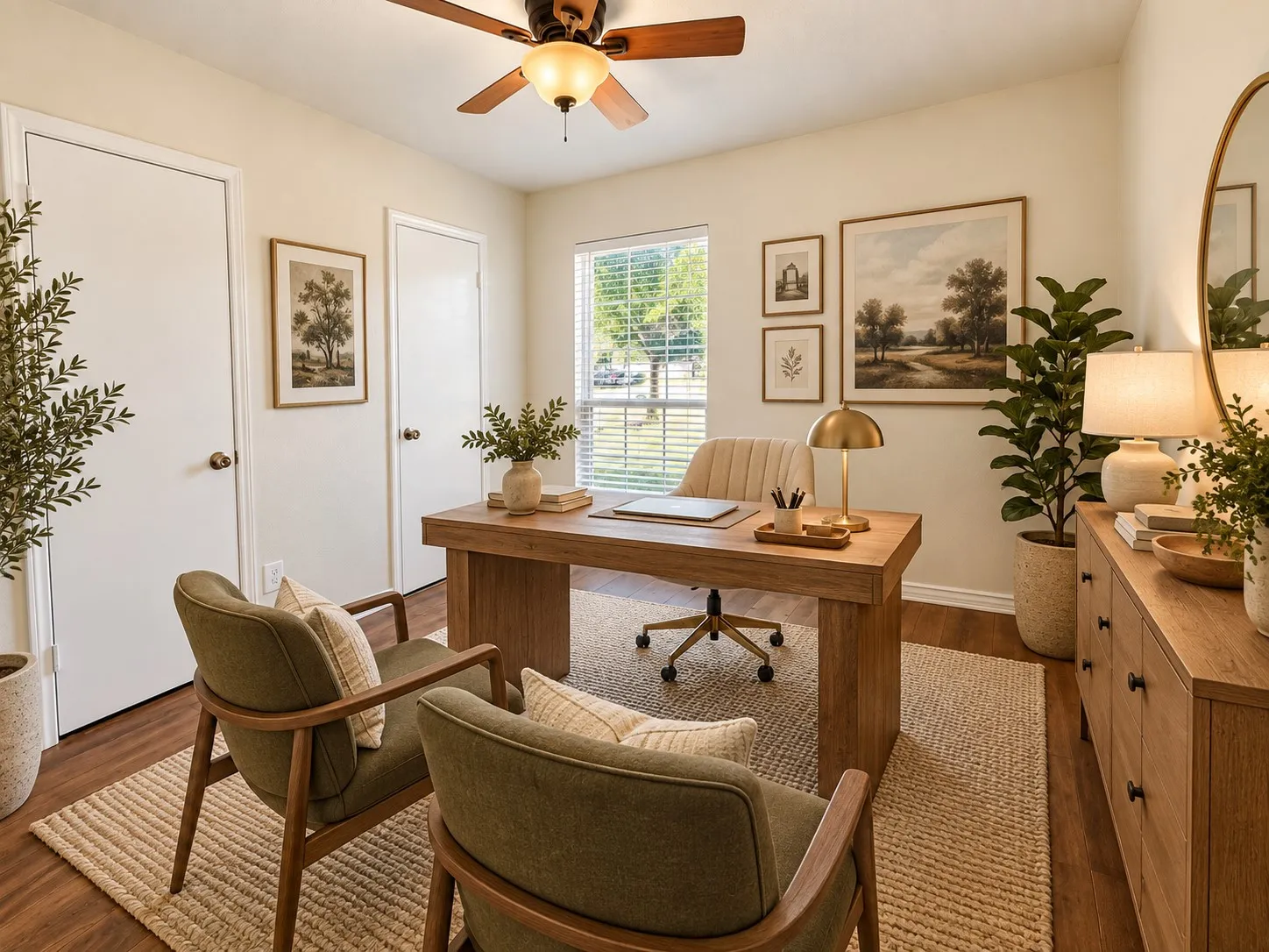 virtual staged-office