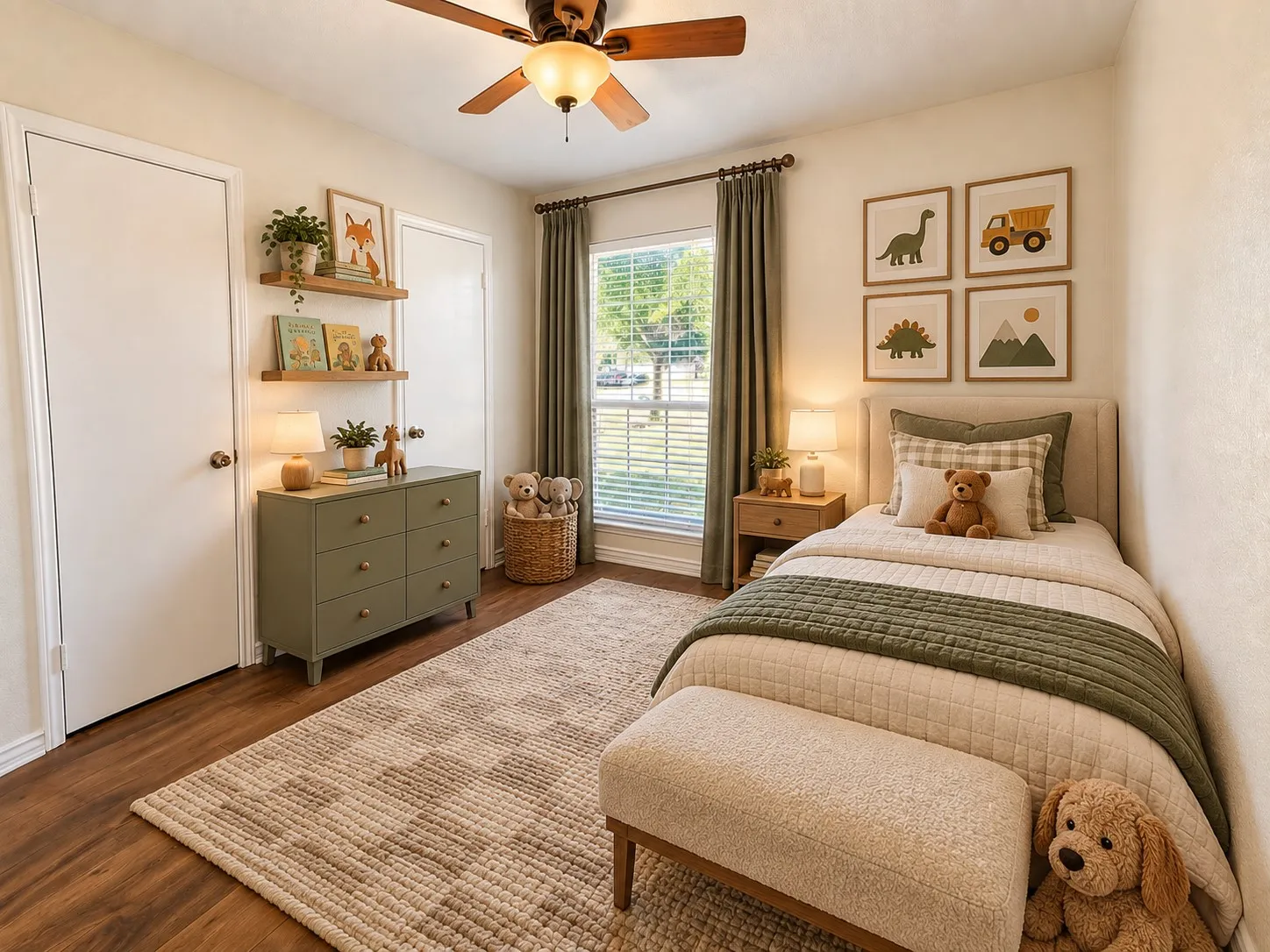 virtual staged-kids room