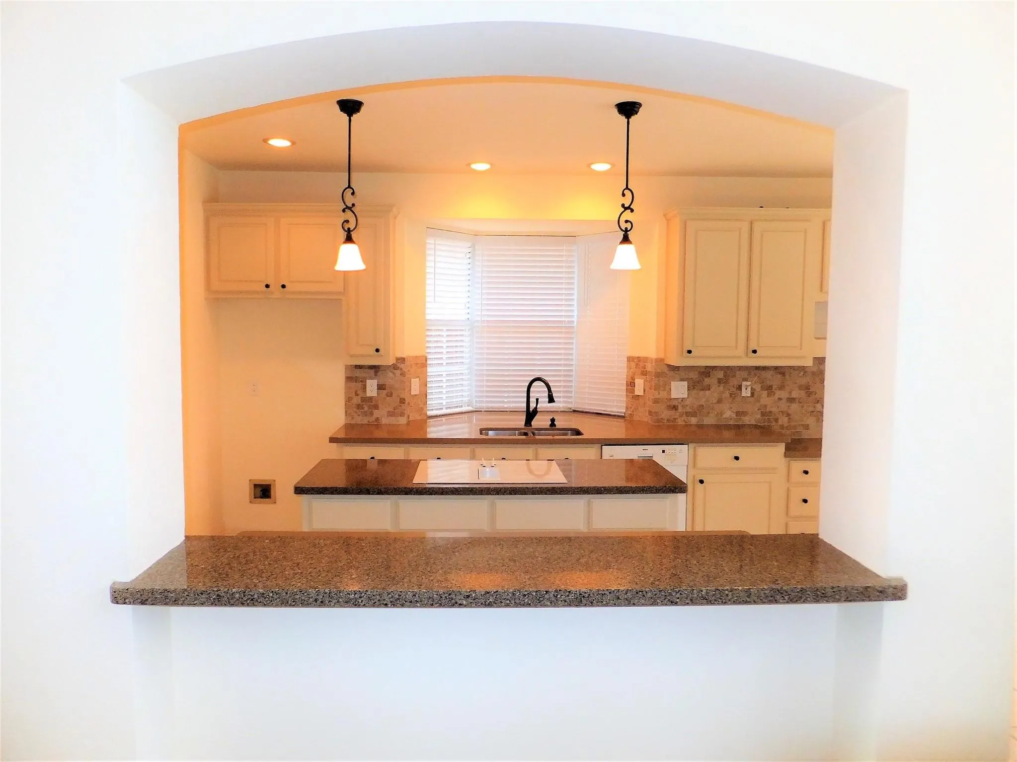 View of Kitchen from Family Room