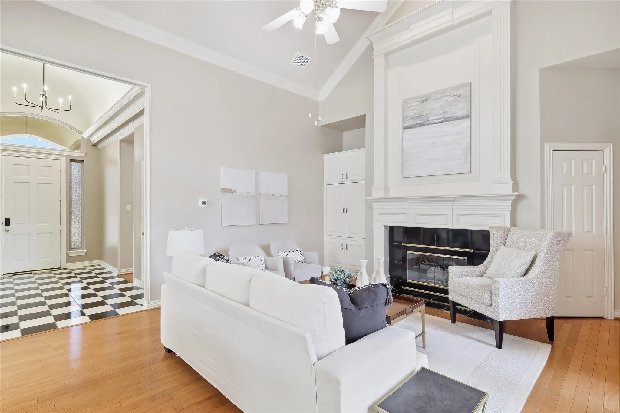 A Light, Airy and Bright Living Room