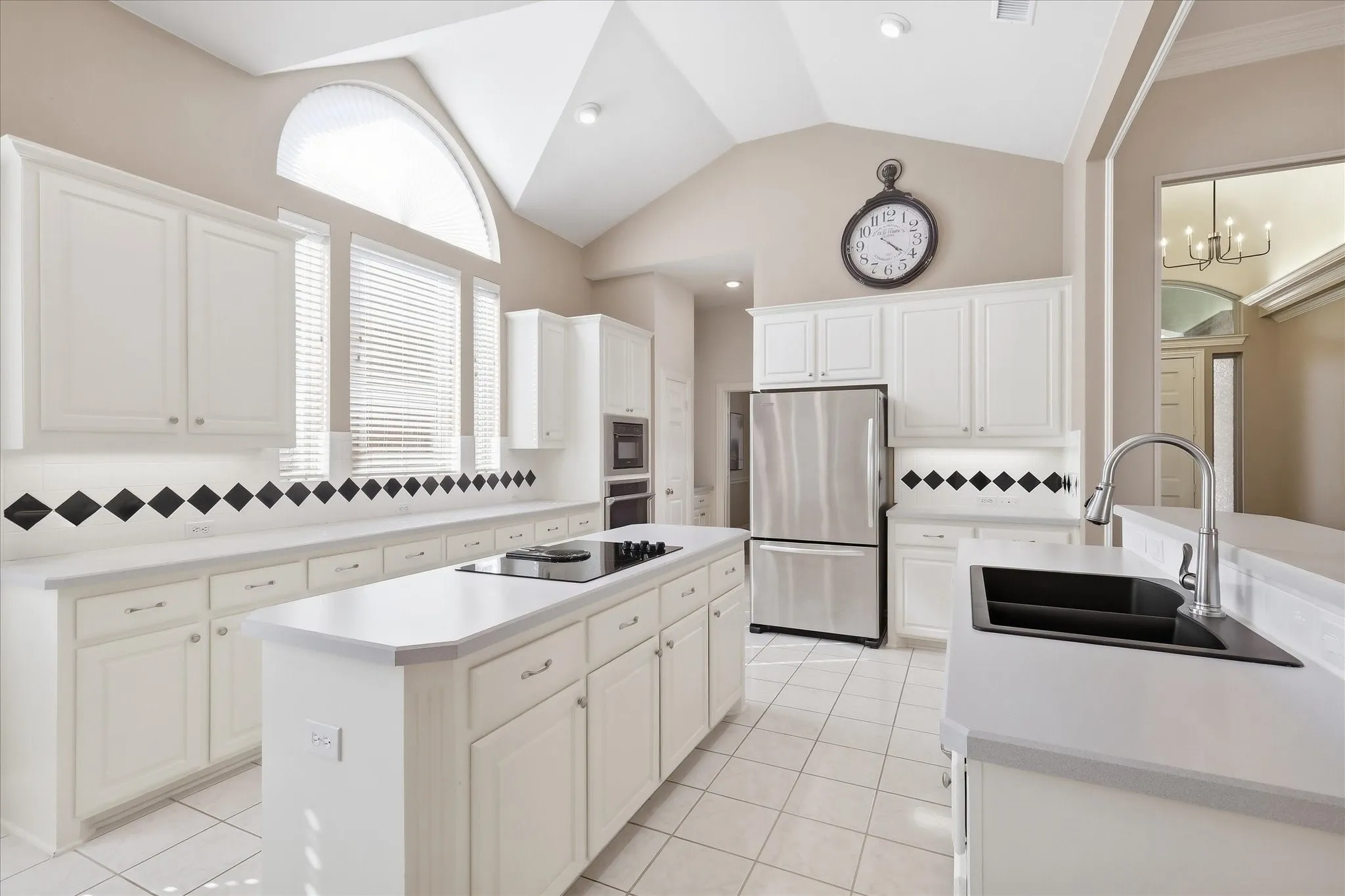 This Scale of an Island Kitchen is normally found in much larger properties