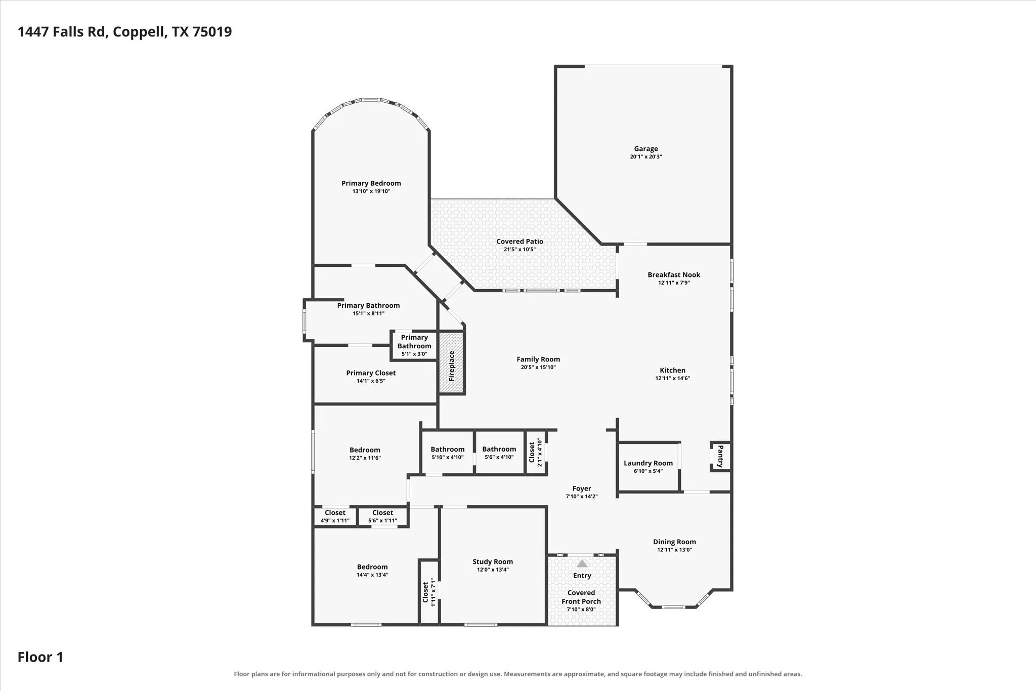 Light, Bright & Airy Floorplan