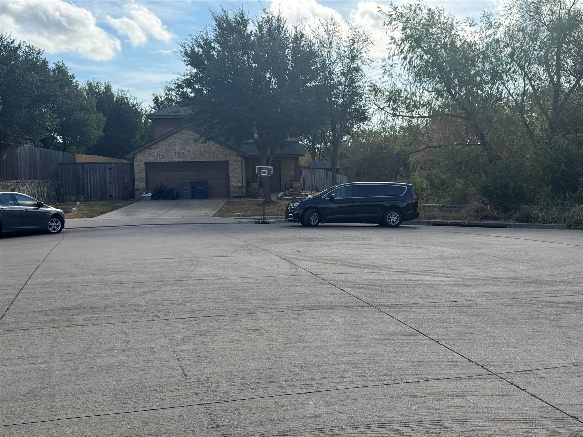 view looking out front door