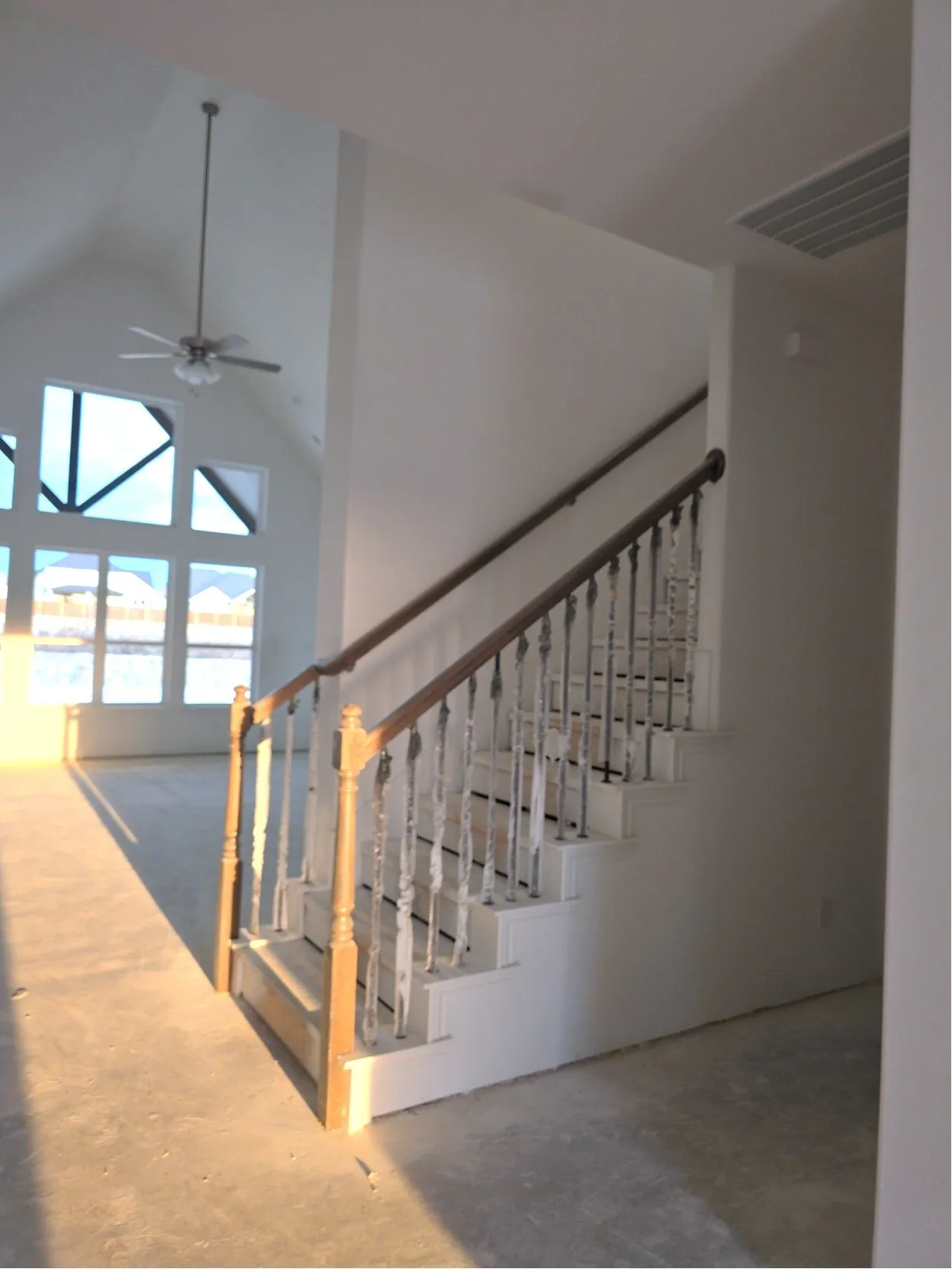 Actual home, under construction