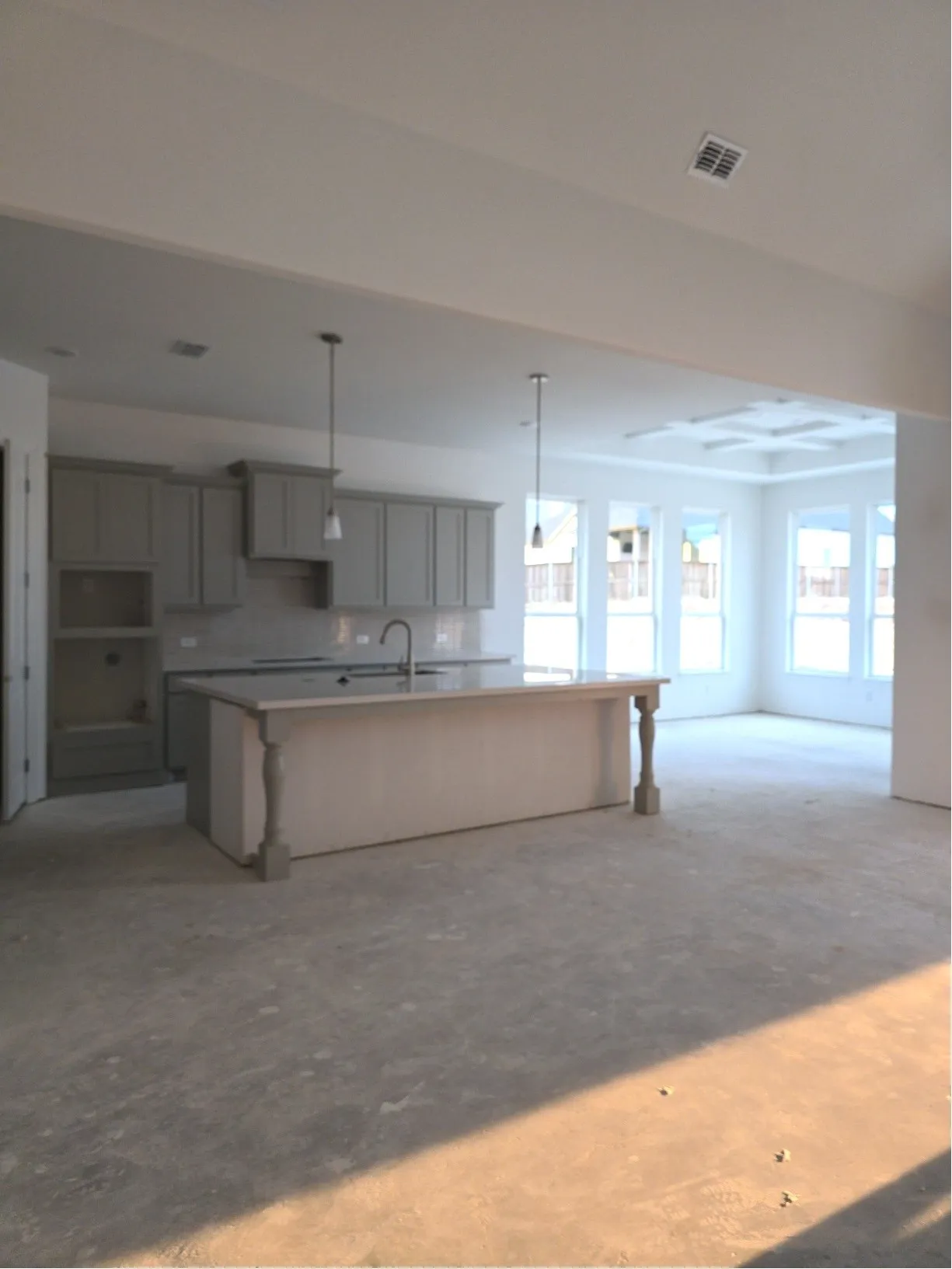 Actual home, under construction