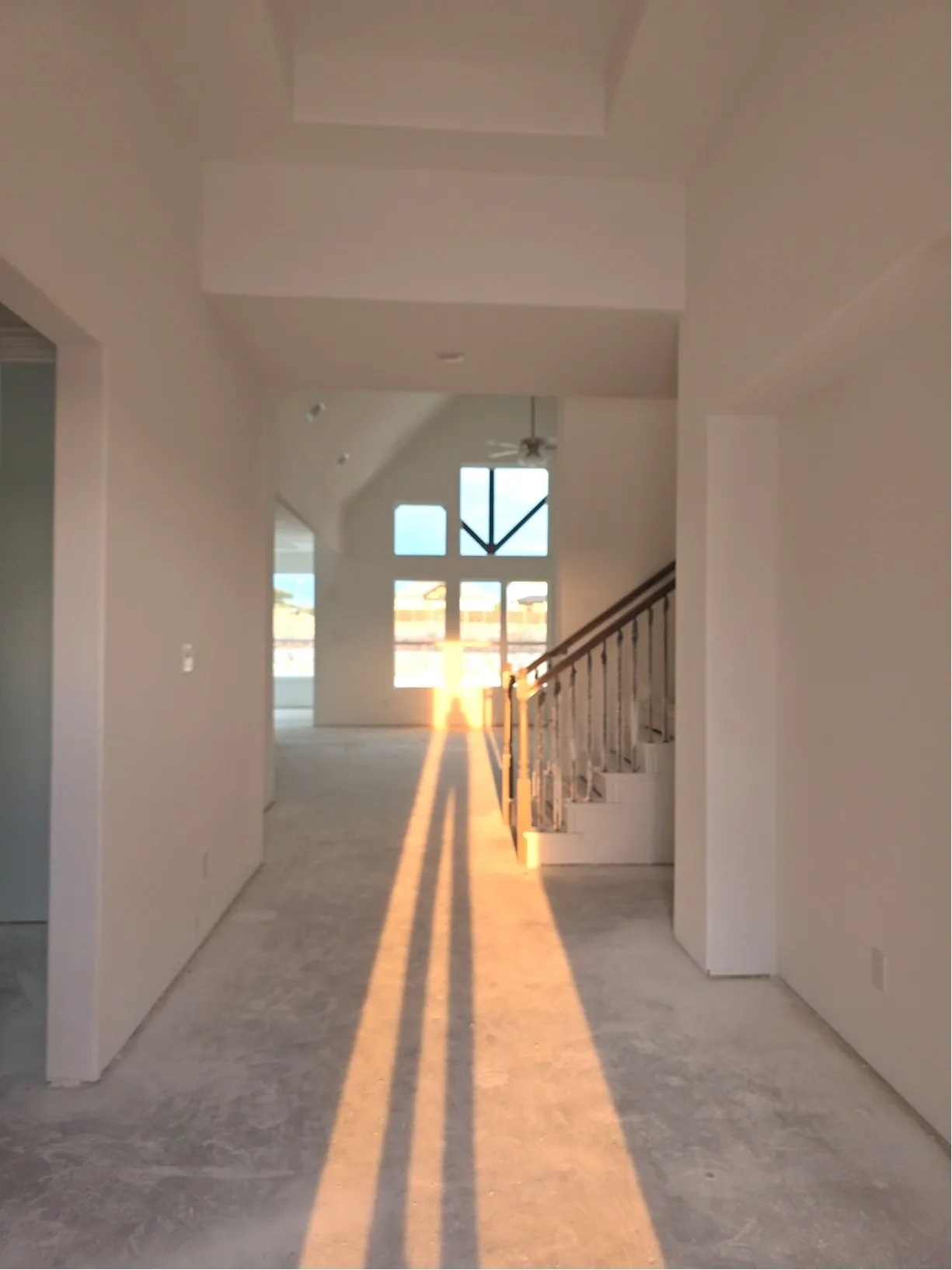 Actual home, under construction