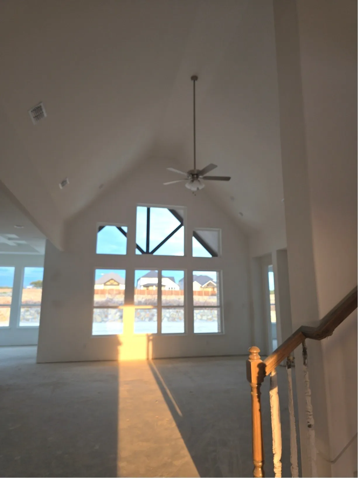 Actual home, under construction