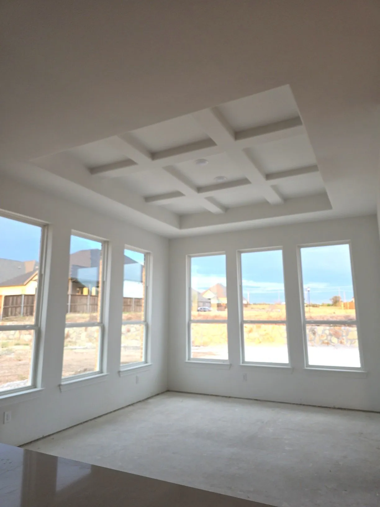 Actual home, under construction