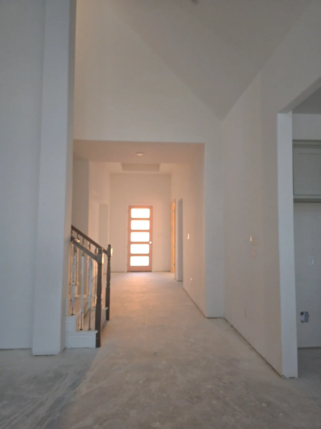 Actual home, under construction