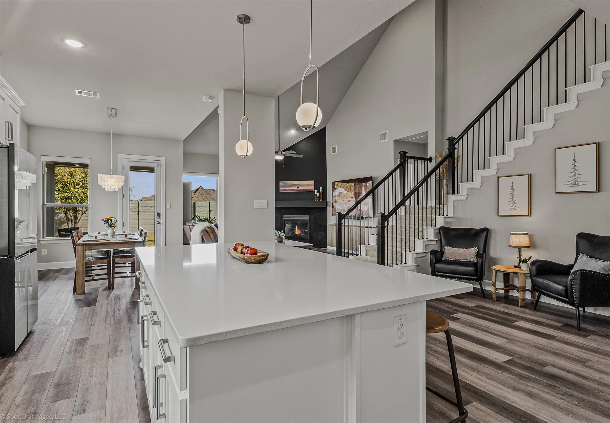 Large kitchen with kitchen island of 1302 20th St, Argyle, TX in Harvest by Hillwood
