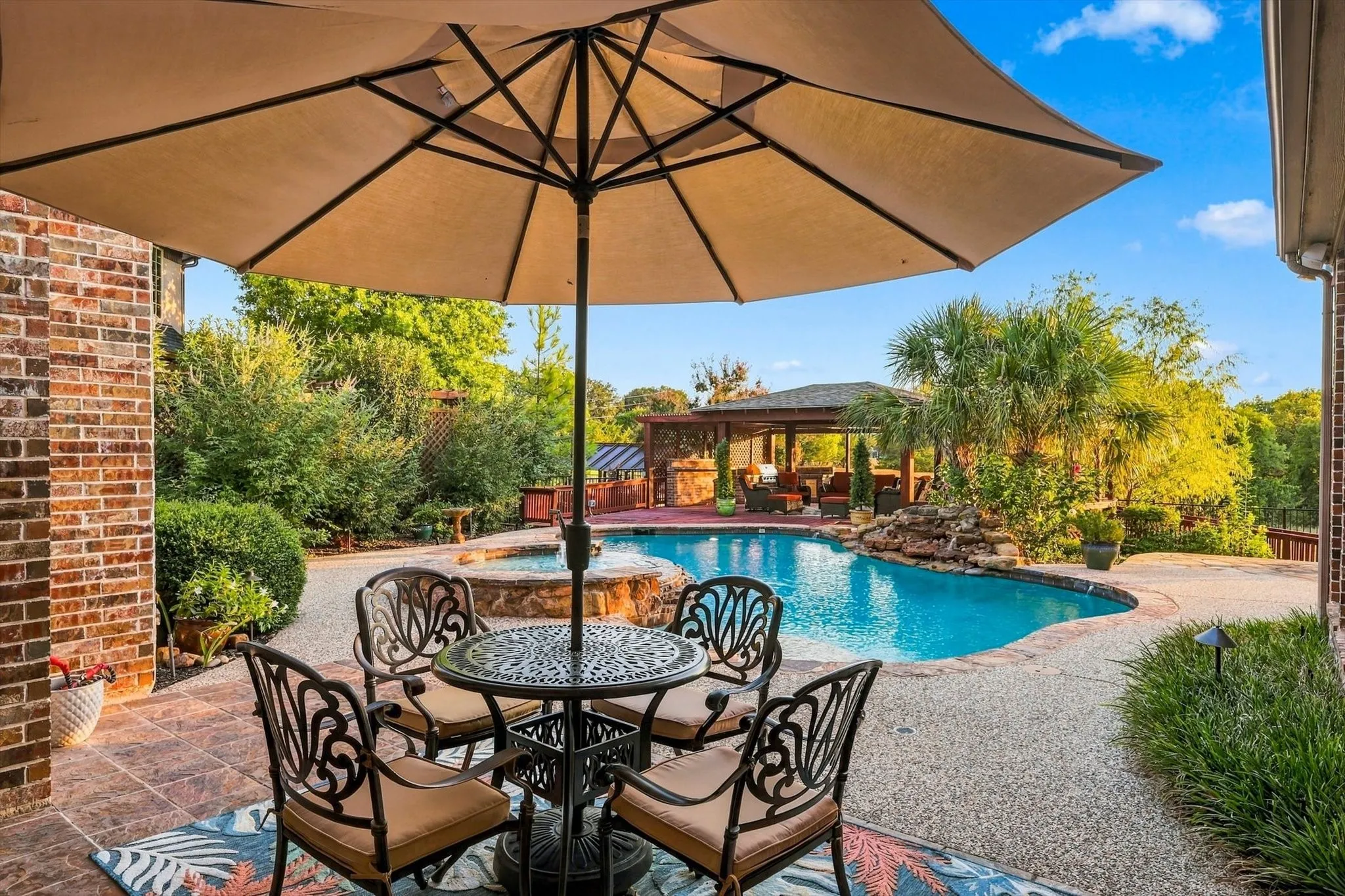 Start your morning with coffee on the patio, soaking in the spectacular views and peaceful setting beyond.
