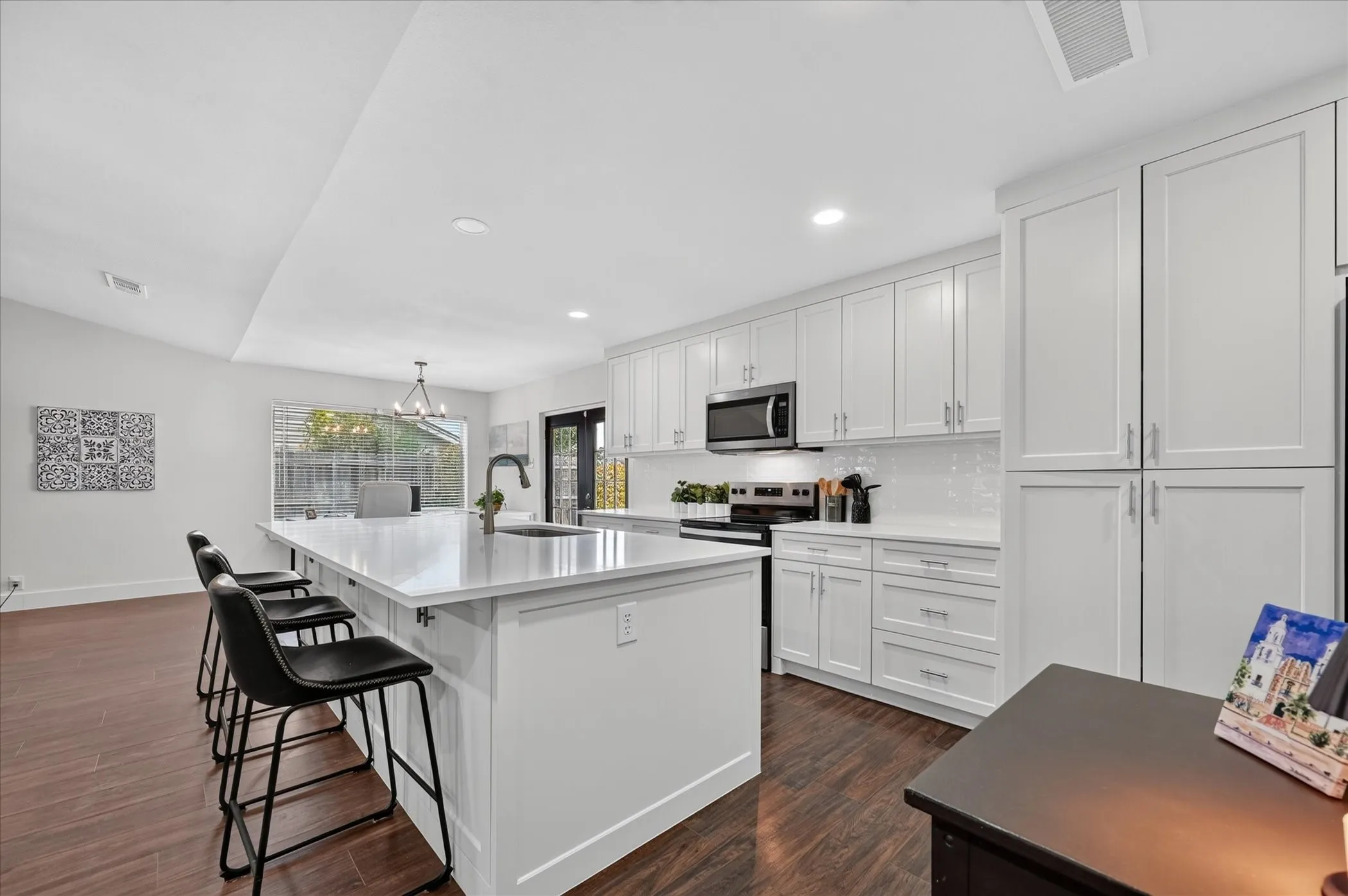 Custom built cabinets