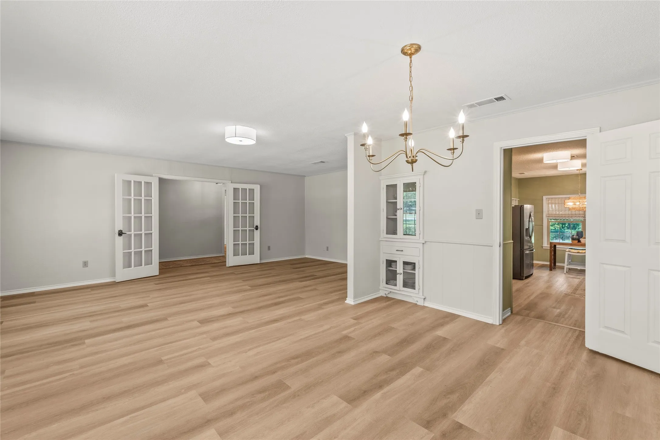 Additional view dining and living room
