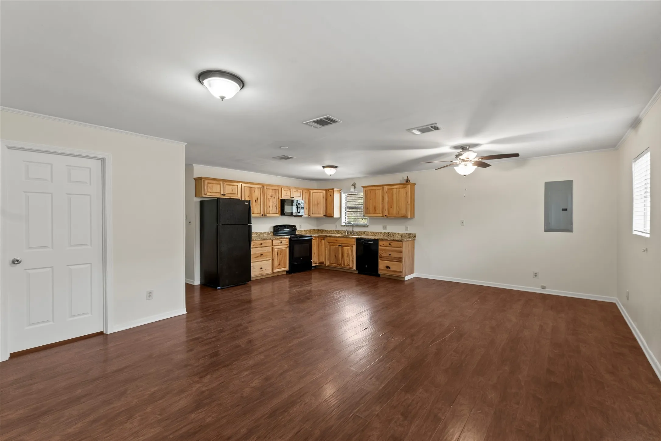 Open Living Dining and Kitchen in Guest Quarters.