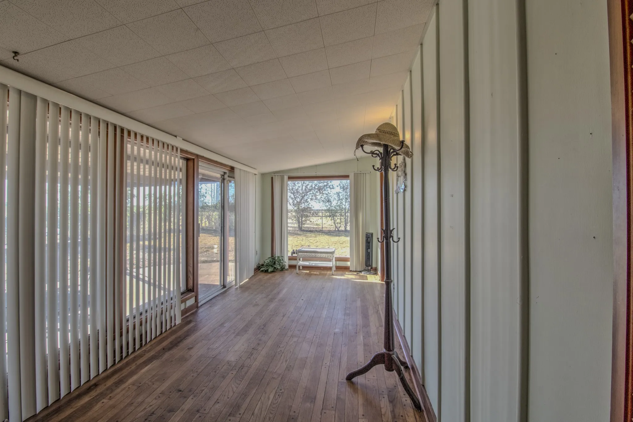 The natural light and views make this perfect for morning coffee or afternoon reading.
