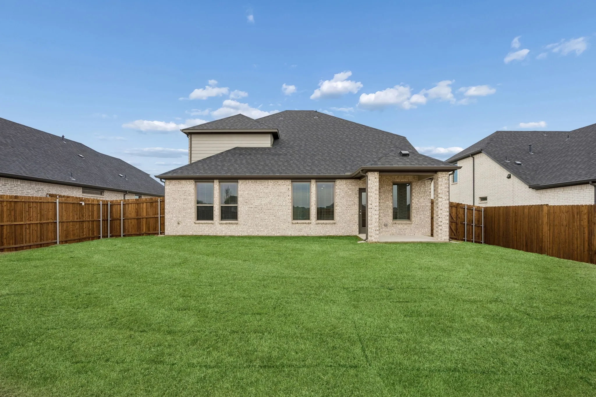 Covered Patio in the Masters home plan – REPRESENTATIVE PHOTO